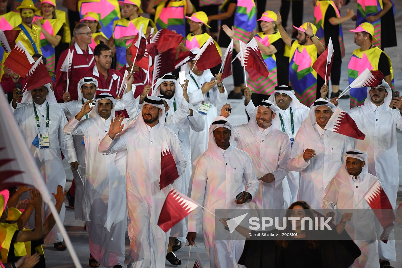Opening ceremony of XXXI Summer Olympic Games in Rio de Janeiro
