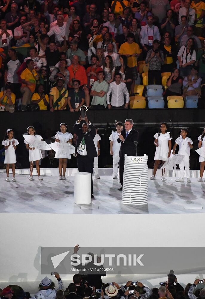 Opening ceremony of XXXI Summer Olympic Games in Rio de Janeiro