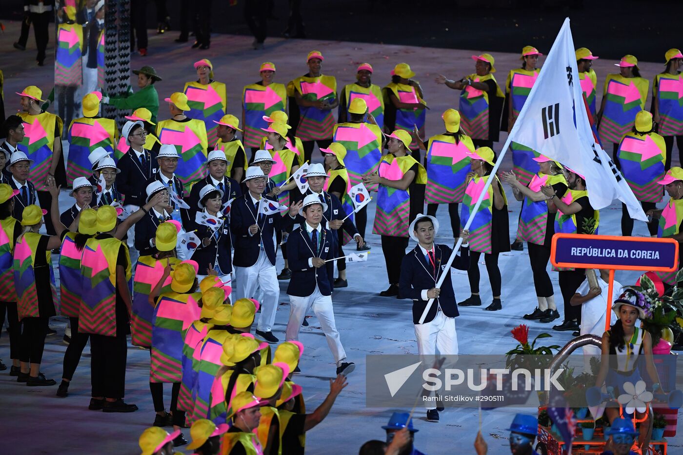 Opening ceremony of XXXI Summer Olympic Games in Rio de Janeiro