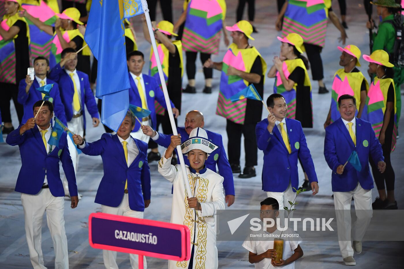 Opening ceremony of XXXI Summer Olympic Games in Rio de Janeiro