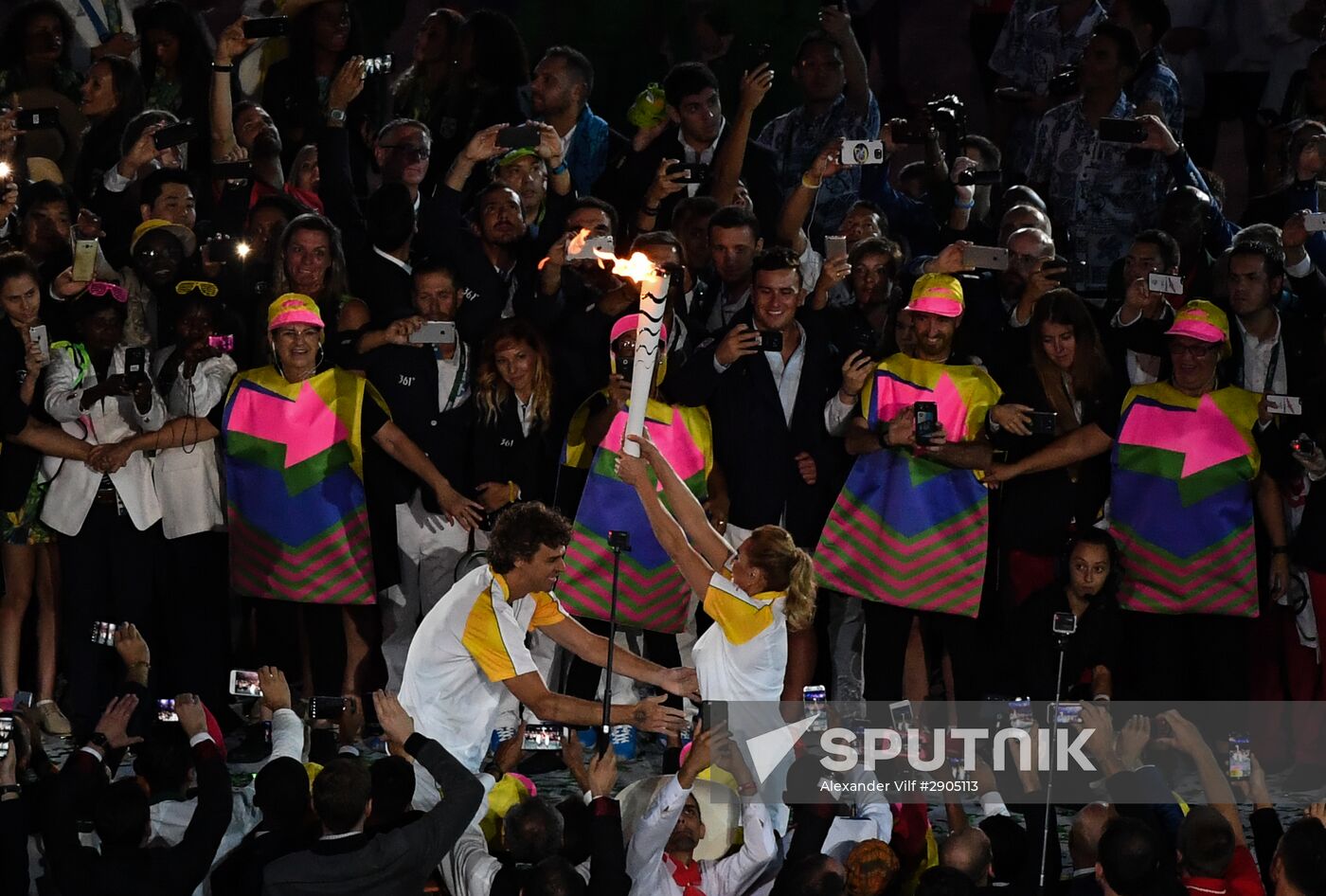 Opening ceremony of XXXI Summer Olympic Games in Rio de Janeiro