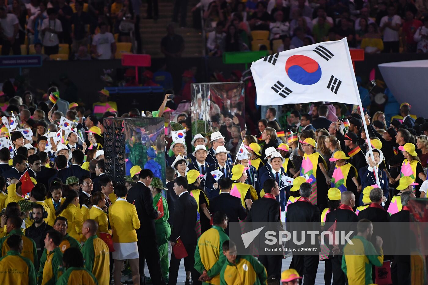 Opening ceremony of XXXI Summer Olympic Games in Rio de Janeiro