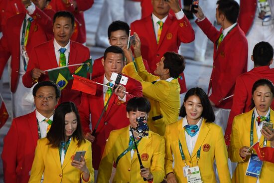 Opening ceremony of XXXI Summer Olympic Games in Rio de Janeiro