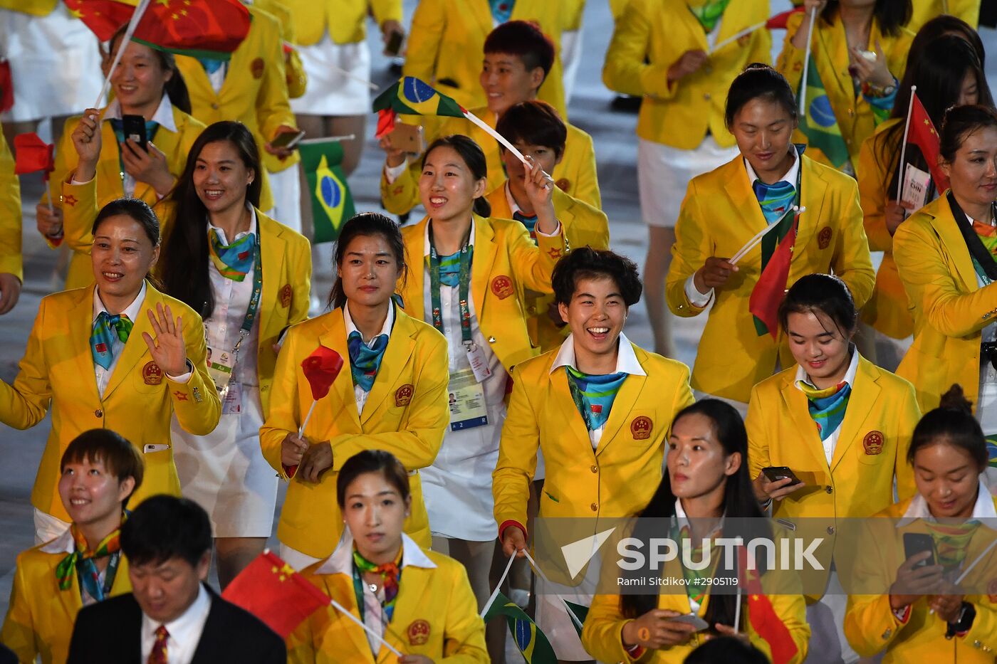 Opening ceremony of XXXI Summer Olympic Games in Rio de Janeiro