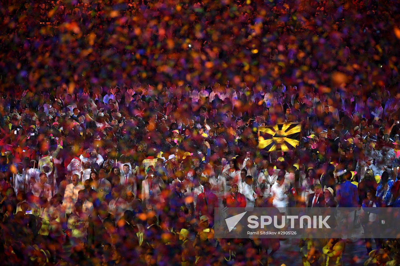 Opening ceremony of XXXI Summer Olympic Games in Rio de Janeiro