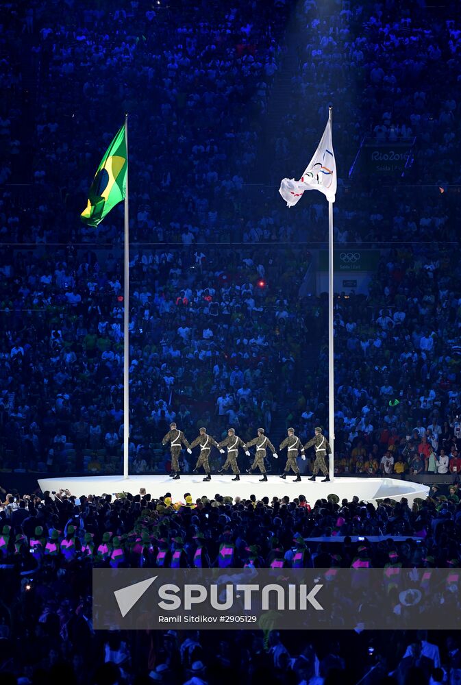 Opening ceremony of XXXI Summer Olympic Games in Rio de Janeiro