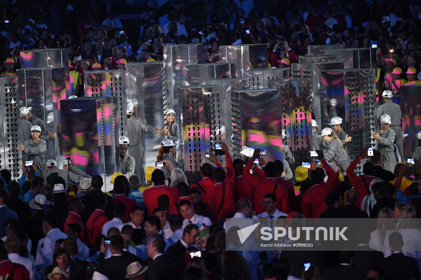 Opening ceremony of XXXI Summer Olympic Games in Rio de Janeiro