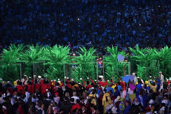 Opening ceremony of XXXI Summer Olympic Games in Rio de Janeiro