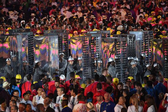 Opening ceremony of XXXI Summer Olympic Games in Rio de Janeiro