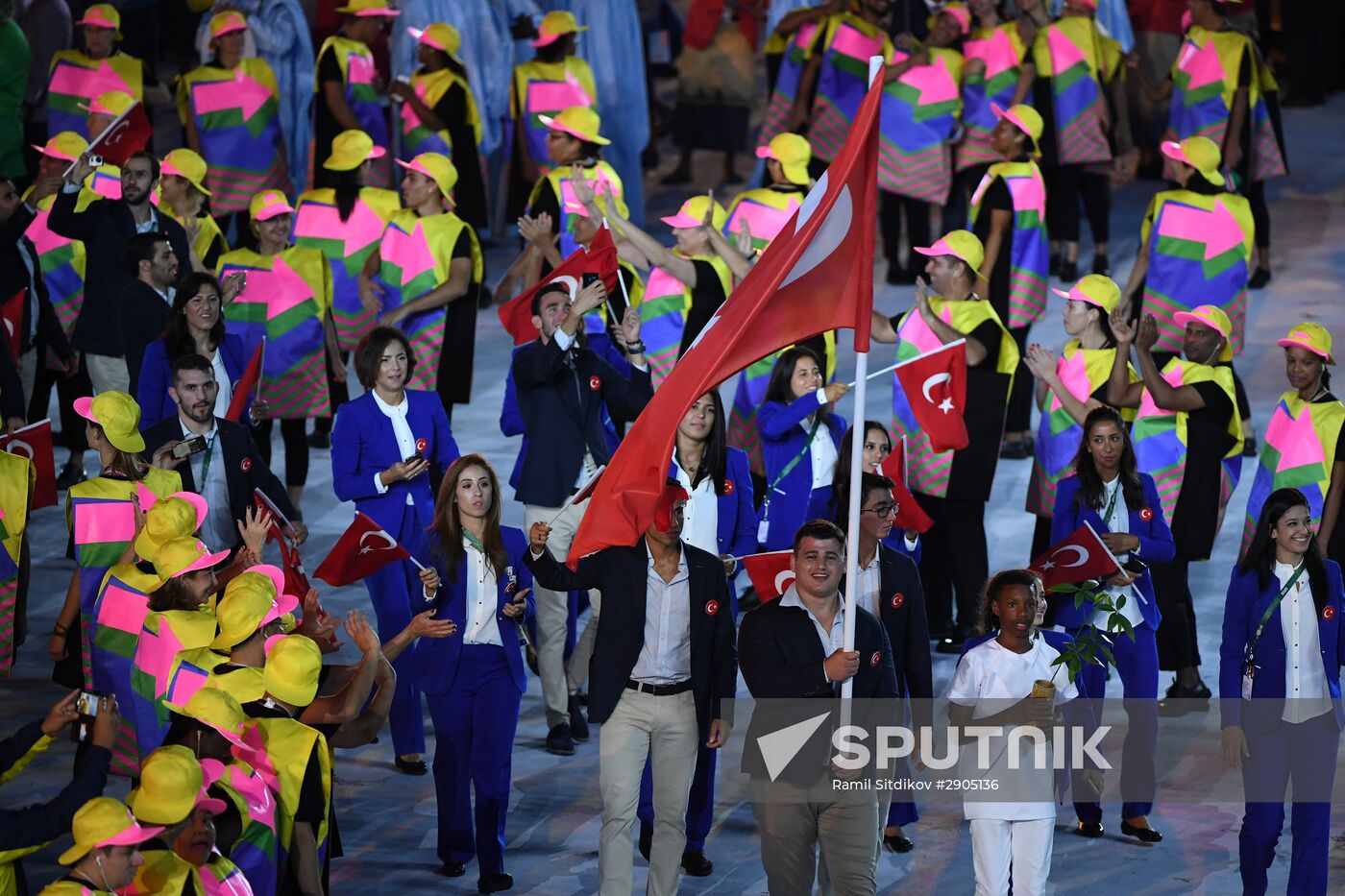 Opening ceremony of XXXI Summer Olympic Games in Rio de Janeiro