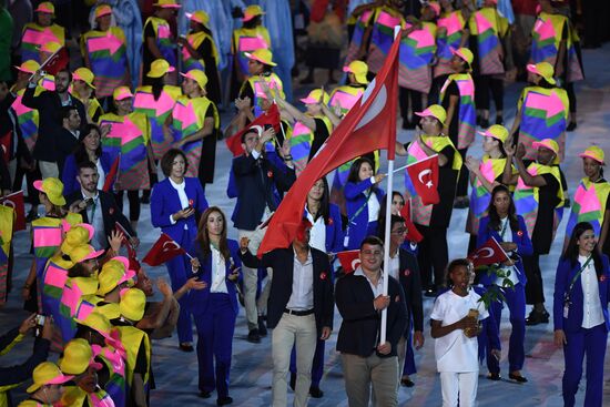 Opening ceremony of XXXI Summer Olympic Games in Rio de Janeiro