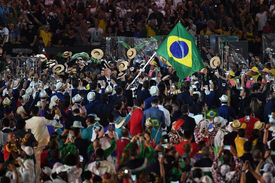 Opening ceremony of XXXI Summer Olympic Games in Rio de Janeiro
