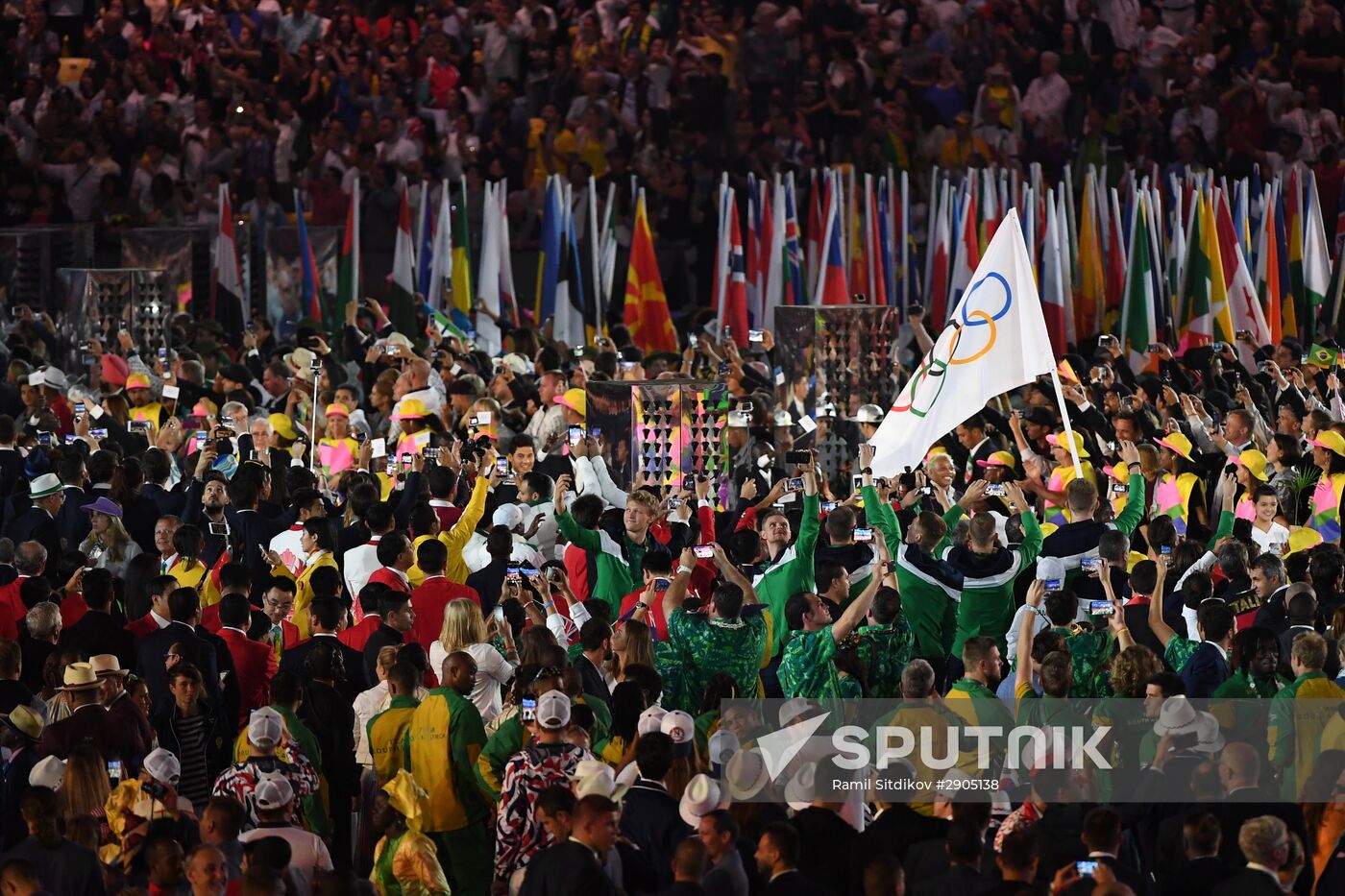 Opening ceremony of XXXI Summer Olympic Games in Rio de Janeiro