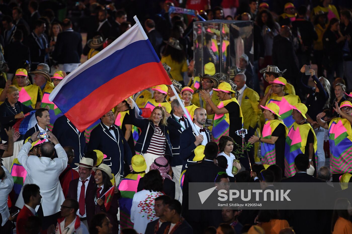 Opening ceremony of XXXI Summer Olympic Games in Rio de Janeiro