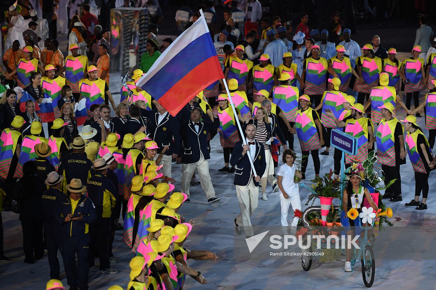 Opening ceremony of XXXI Summer Olympic Games in Rio de Janeiro