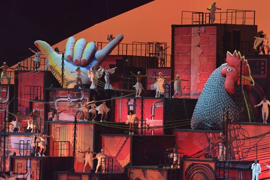 Opening ceremony of XXXI Summer Olympic Games in Rio de Janeiro