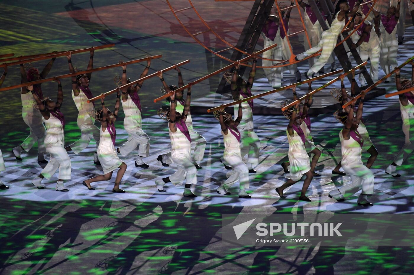 Opening ceremony of XXXI Summer Olympic Games in Rio de Janeiro