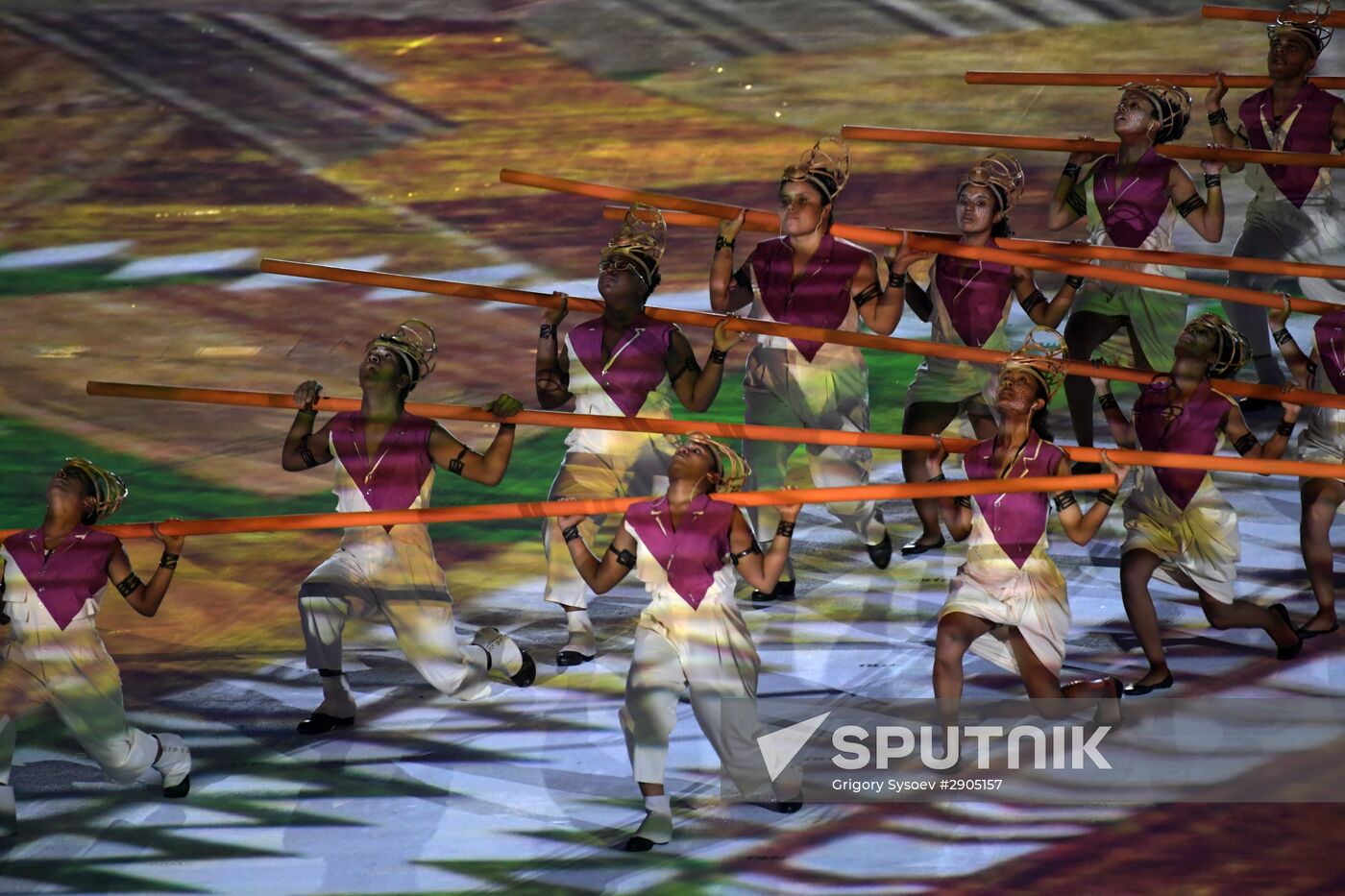 Opening ceremony of XXXI Summer Olympic Games in Rio de Janeiro