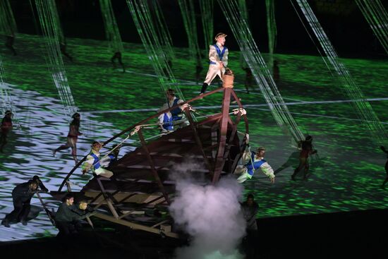 Opening ceremony of XXXI Summer Olympic Games in Rio de Janeiro