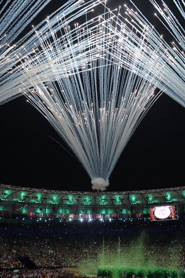 Opening ceremony of XXXI Summer Olympic Games in Rio de Janeiro