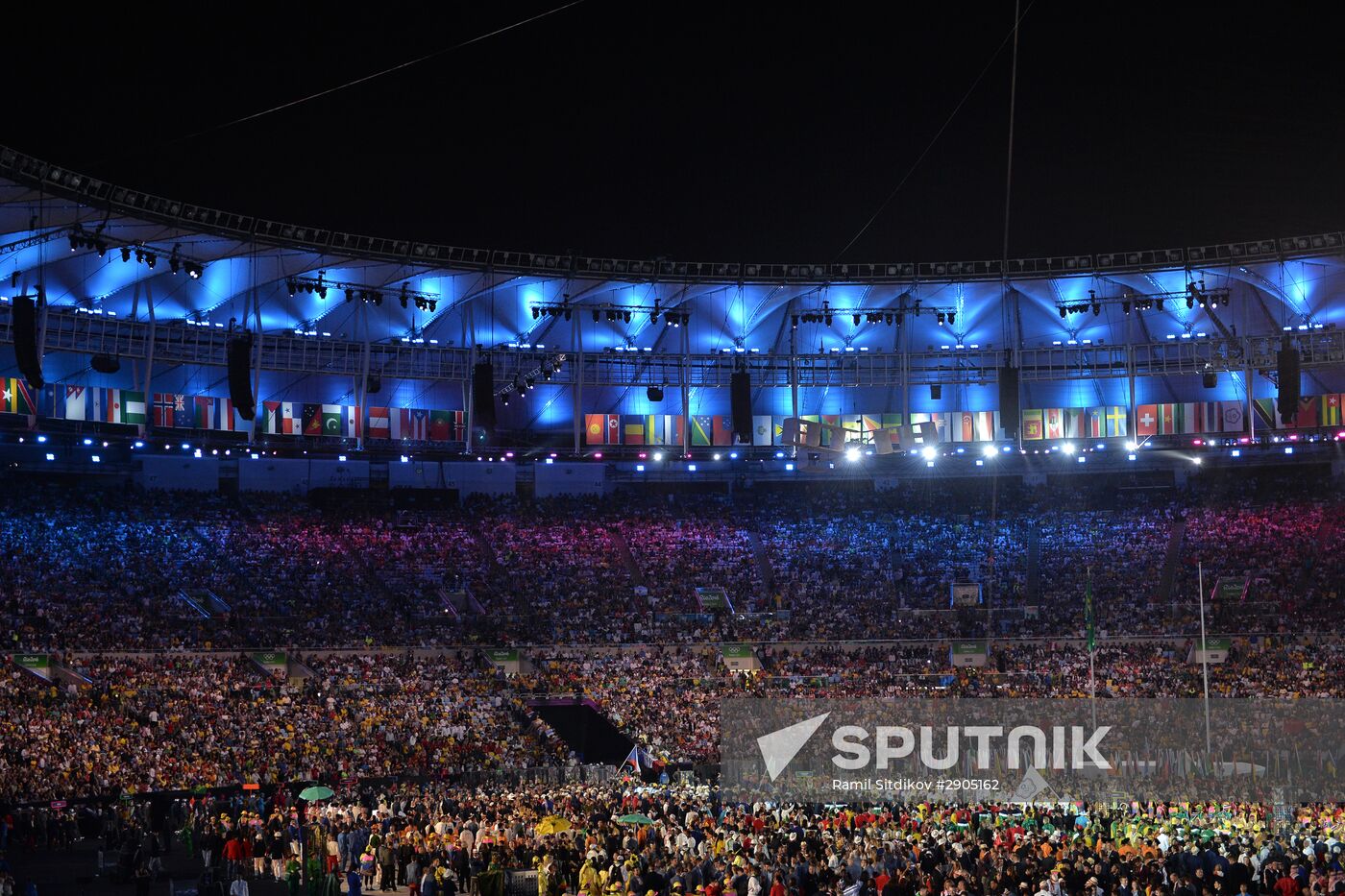 Opening ceremony of XXXI Summer Olympic Games in Rio de Janeiro