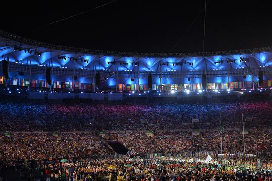 Opening ceremony of XXXI Summer Olympic Games in Rio de Janeiro