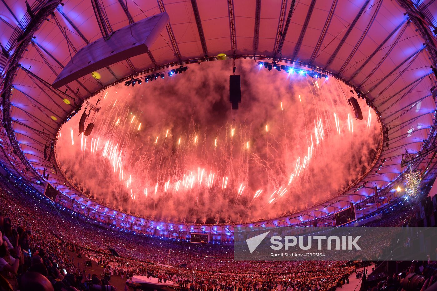 Opening ceremony of XXXI Summer Olympic Games in Rio de Janeiro