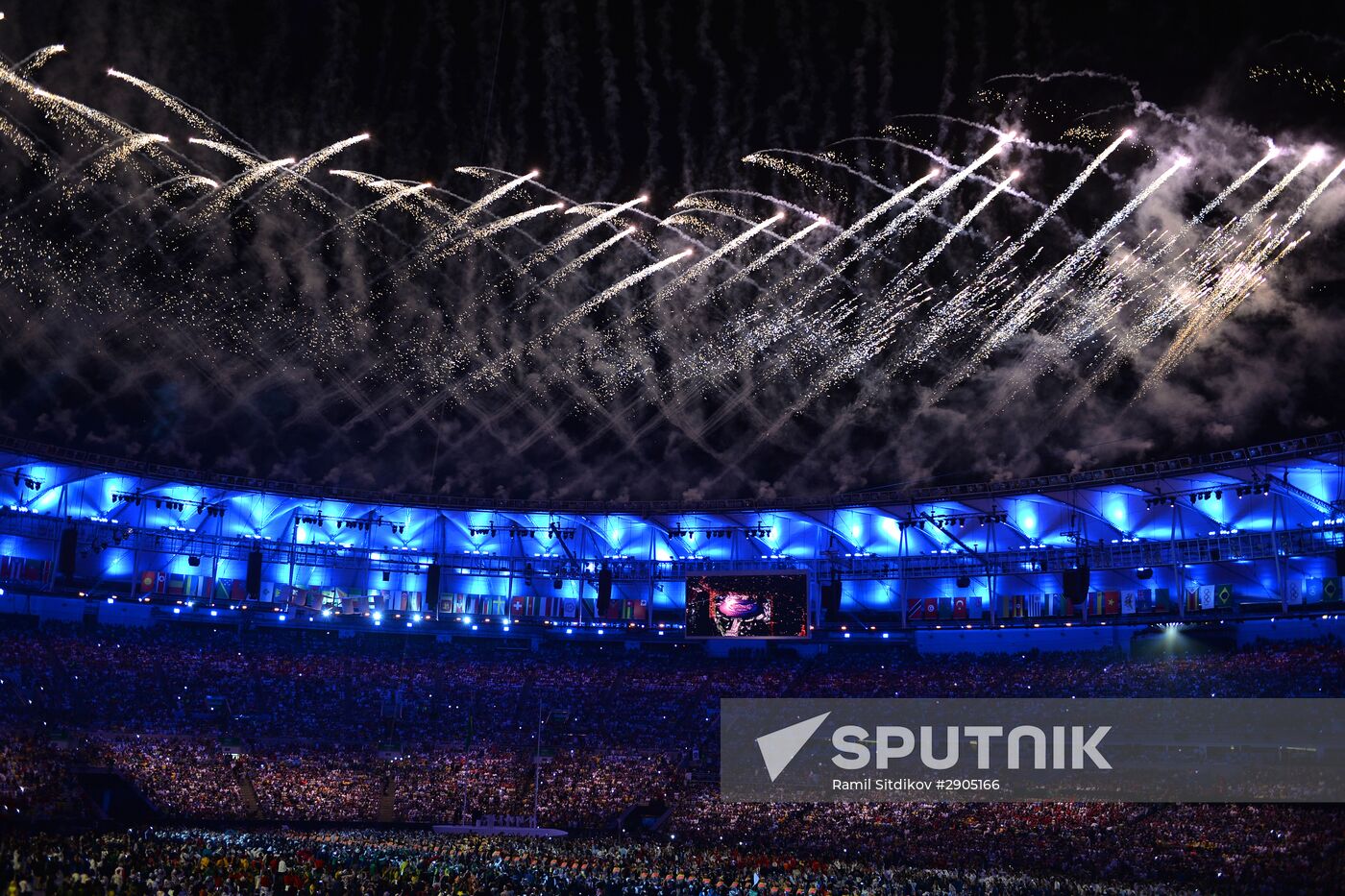Opening ceremony of XXXI Summer Olympic Games in Rio de Janeiro