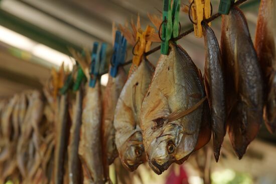 Market trade in Gagra