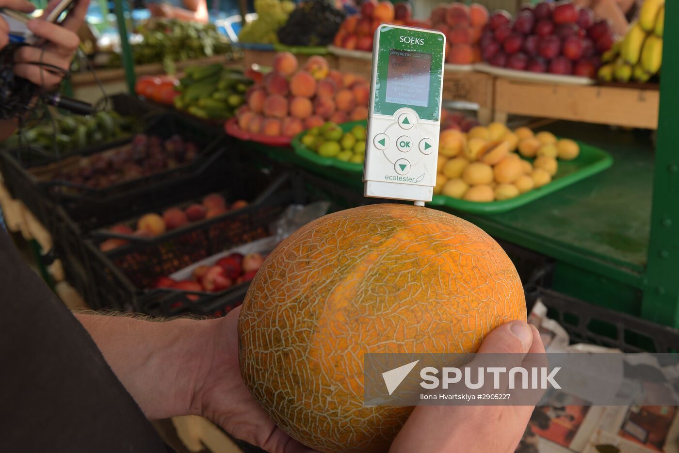 Market trade in Gagra