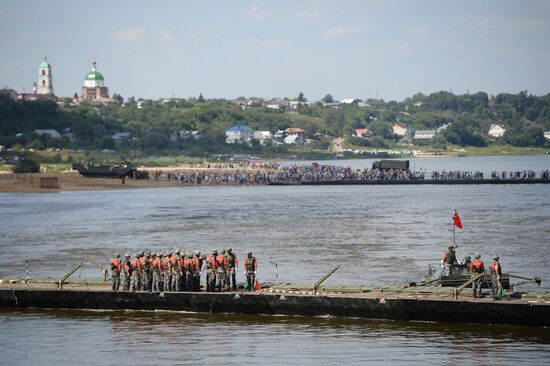 Open Water 2016 international contest among engineering forces