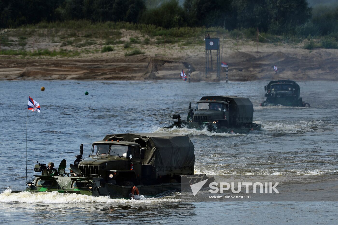 Open Water 2016 international engineer troops contest