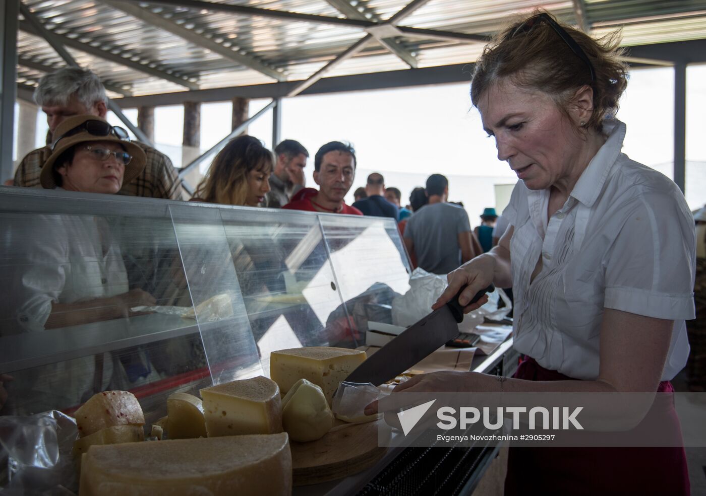 Cheese festival in the Moscow region