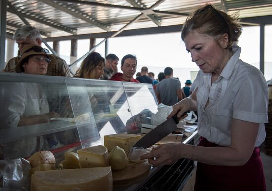 Cheese festival in the Moscow region