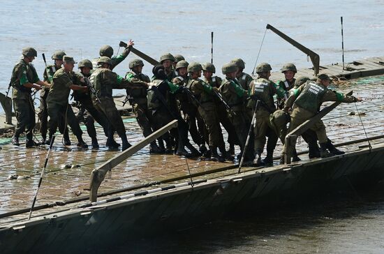 Open Water 2016 international engineer troops contest