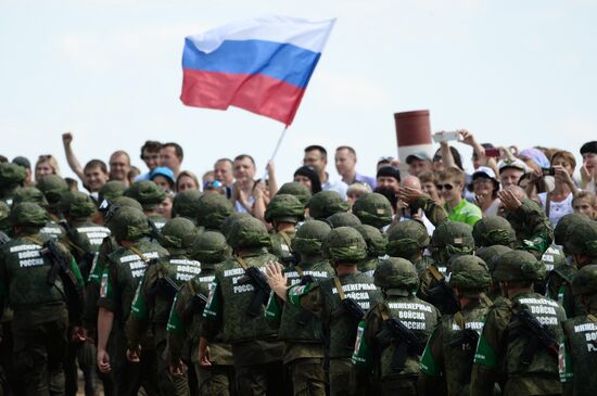 Open Water 2016 international engineer troops contest