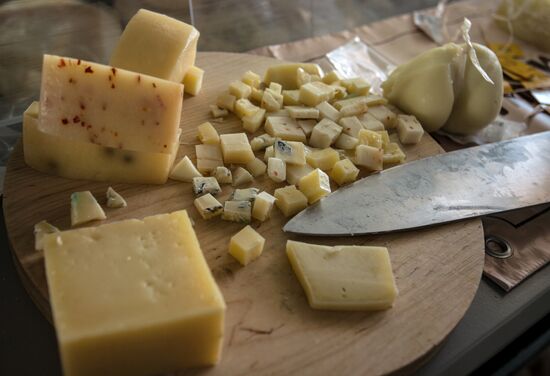 Cheese festival in the Moscow region