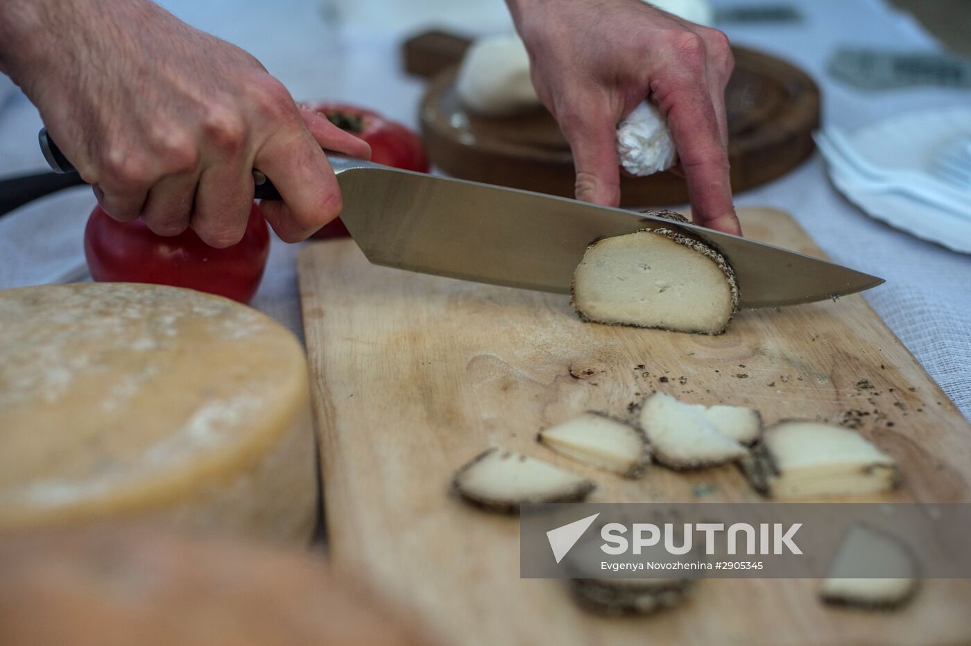 Cheese festival in the Moscow region