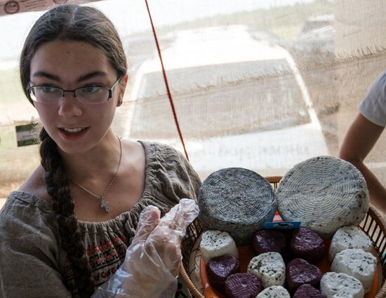 Cheese festival in the Moscow region