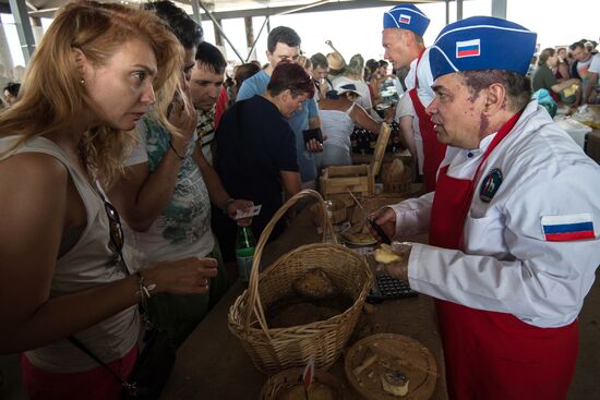 Cheese festival in the Moscow region