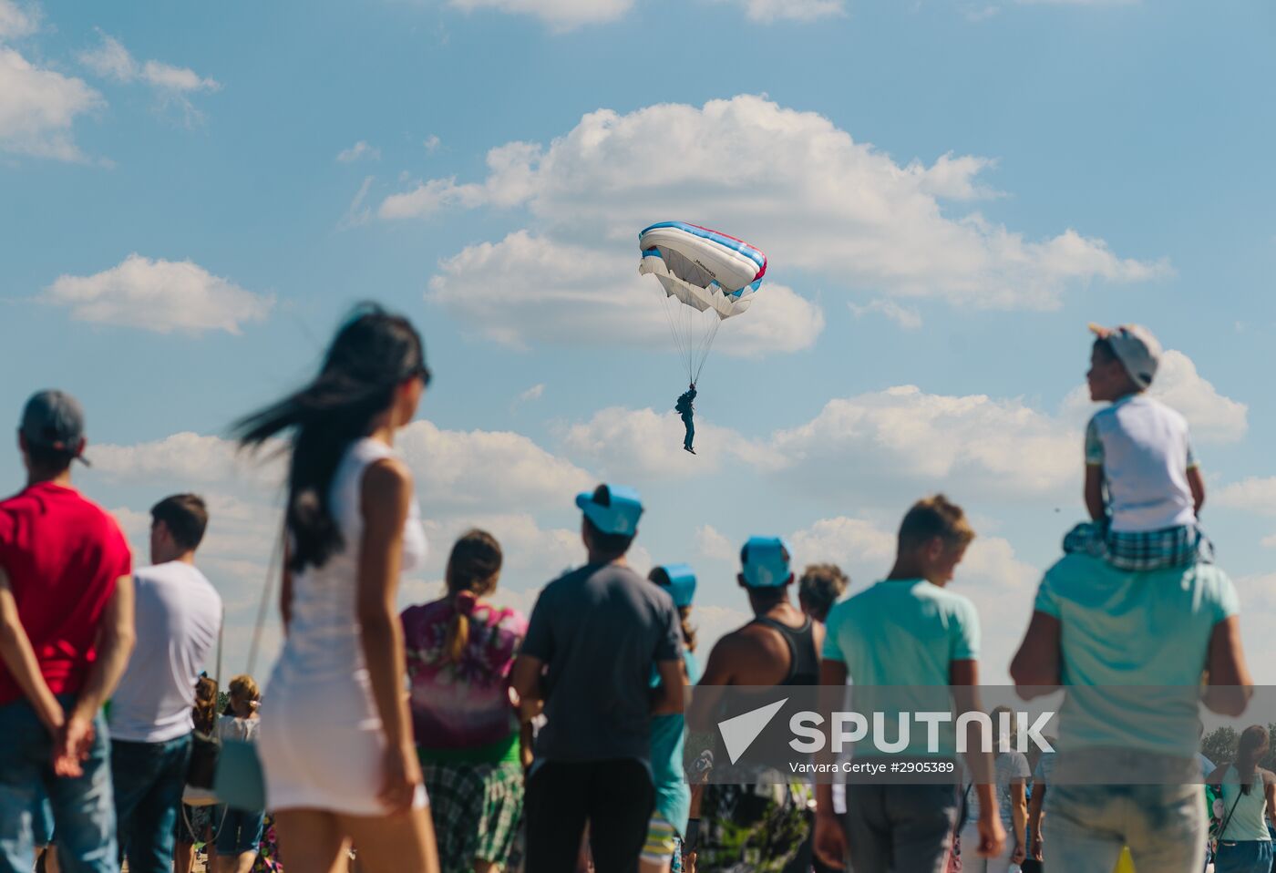 Open Sky military patriotic event in Ivanovo