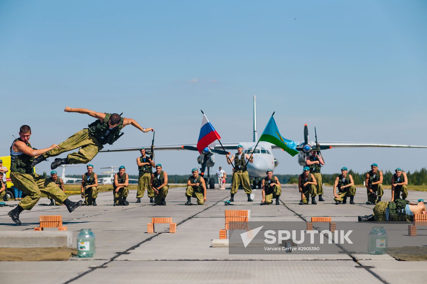 Open Sky military patriotic event in Ivanovo