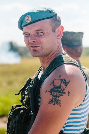 Open Sky military patriotic event in Ivanovo