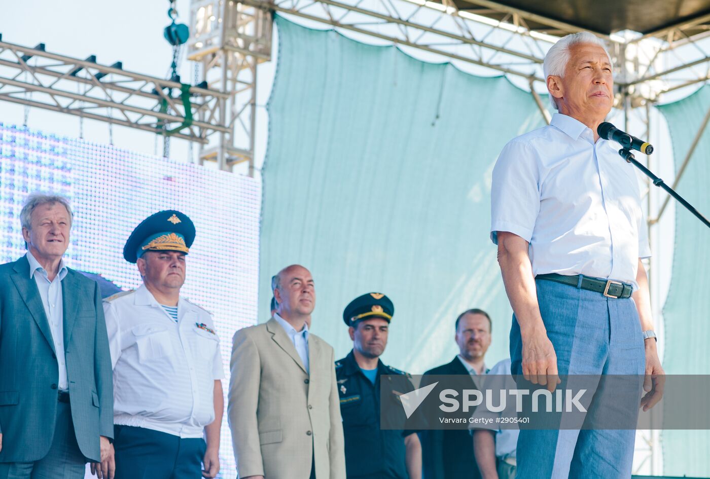 Open Sky military patriotic event in Ivanovo