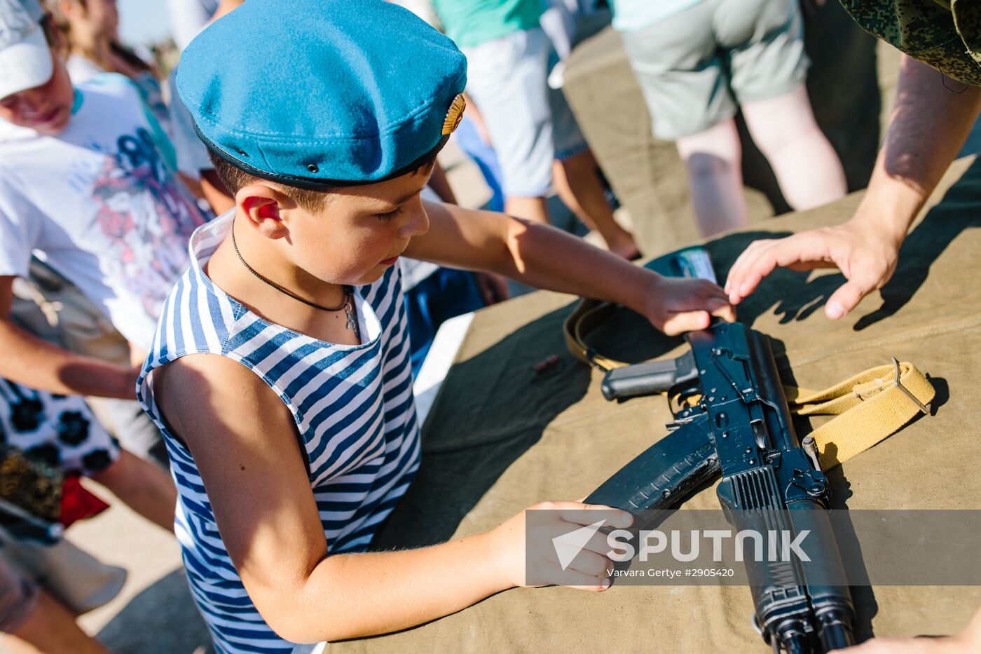 Open Sky military patriotic event in Ivanovo