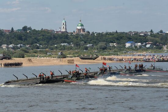 Open Water 2016 international engineer troops contest
