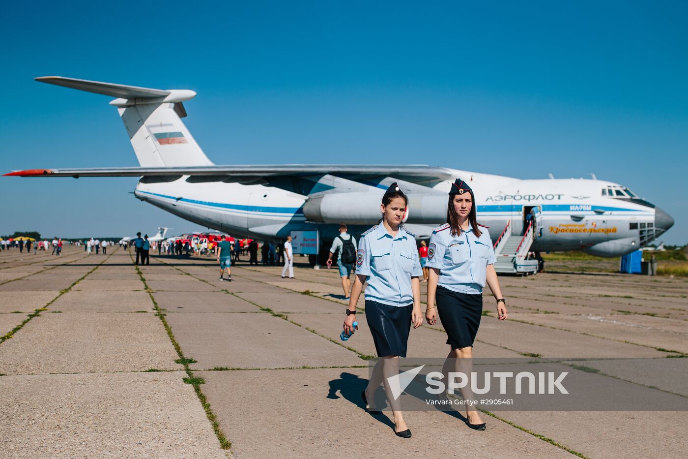 Open Sky military patriotic event in Ivanovo