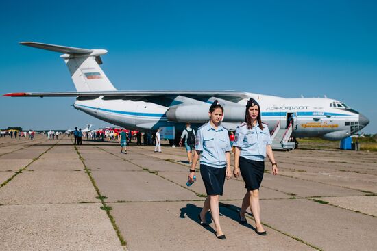 Open Sky military patriotic event in Ivanovo