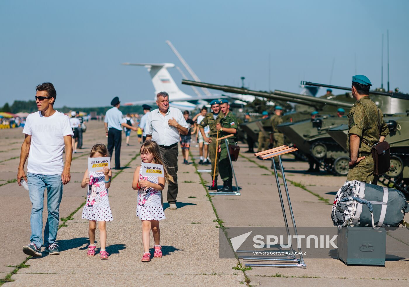 Open Sky military patriotic event in Ivanovo