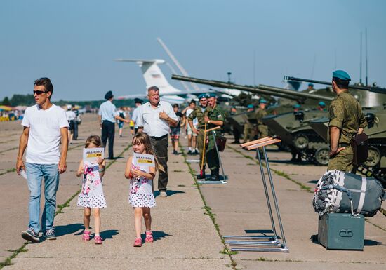 Open Sky military patriotic event in Ivanovo